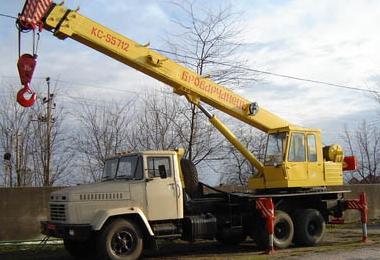 Автокран Броварчанец КС-55712 25 тонн - услуги, аренда